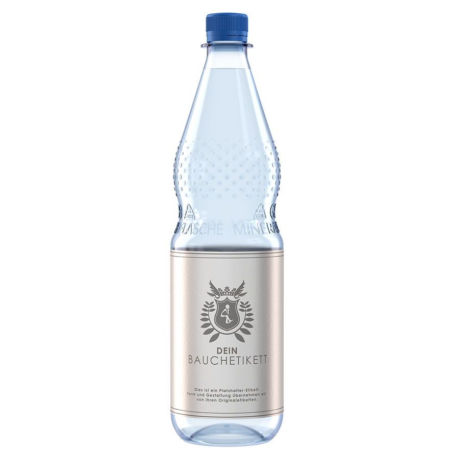 PET-Wasserflasche 1,0 l Rendering PET-Flasche Dünn